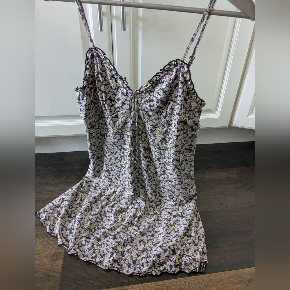 Pretty Brand New American Eagle Floral Romantic Dress Medium